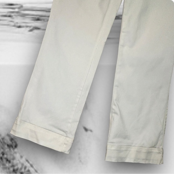 J. Crew Stretch ‘City Fit’ Straight Leg Ivory / Cream Pants in Size 2 Short - Picture 8 of 11